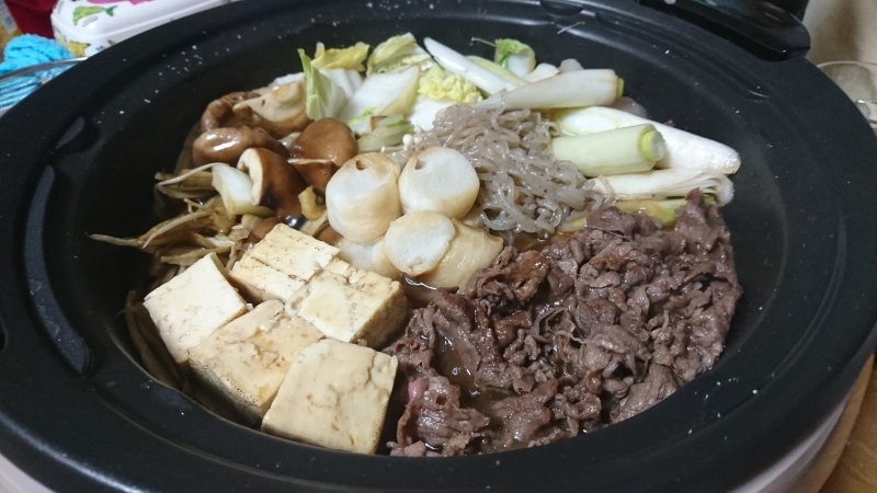 今年のGW~⑤すき焼き_d0028325_18081940.jpg