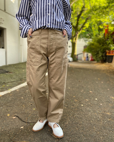 爽やかな羽織とガーデナーパンツの関係性_d0364239_19140221.jpg