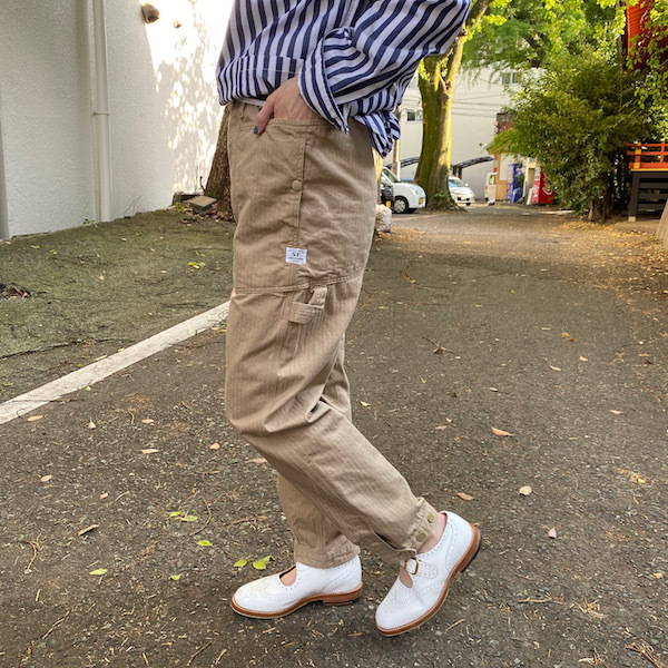 爽やかな羽織とガーデナーパンツの関係性_d0364239_19351658.jpg