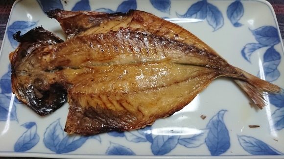 5/9宣言下32日目 鯵の開き納豆定食@自宅_b0042308_09325058.jpg