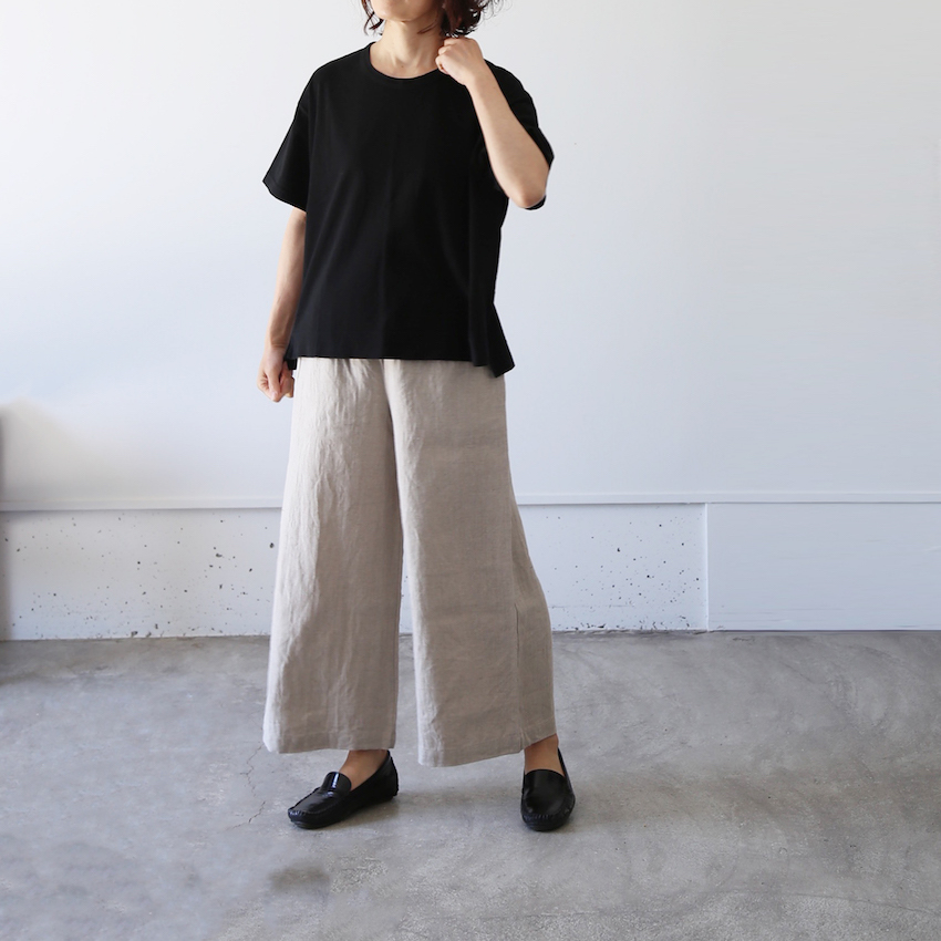 an927 ワイドパンツ natural_e0246710_17013038.jpg