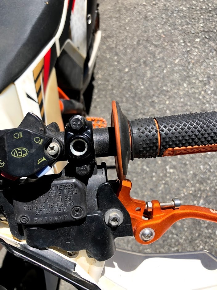 KTM 250 EXC-F 灯火類の取り付け : AQURAのバイク日記