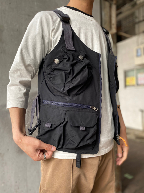 grn outdoor TEBURA VEST 21 M ブラック