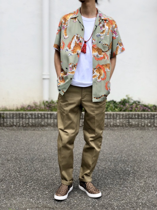 特上美品 WACKO MARIA HAWAIIAN SHIRT 伊勢丹 L - 通販