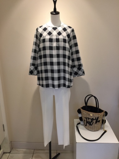 ギンガムチェックのワンピース Eau Claire Dolce Vita ギンガムチェックのワンピース Eau Claire Dolce Vita