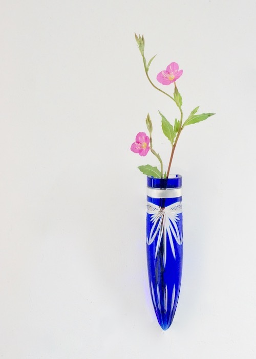 Hanging Vase Blue Cut No.1_c0108595_21570113.jpeg