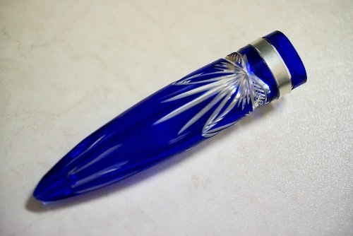 Hanging Vase Blue Cut No.1_c0108595_21582831.jpeg