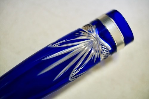 Hanging Vase Blue Cut No.1_c0108595_21583522.jpeg