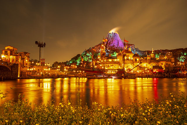 夢の世界へ 東京ディズニーシーの夕景 夜景 エーデルワイスphoto