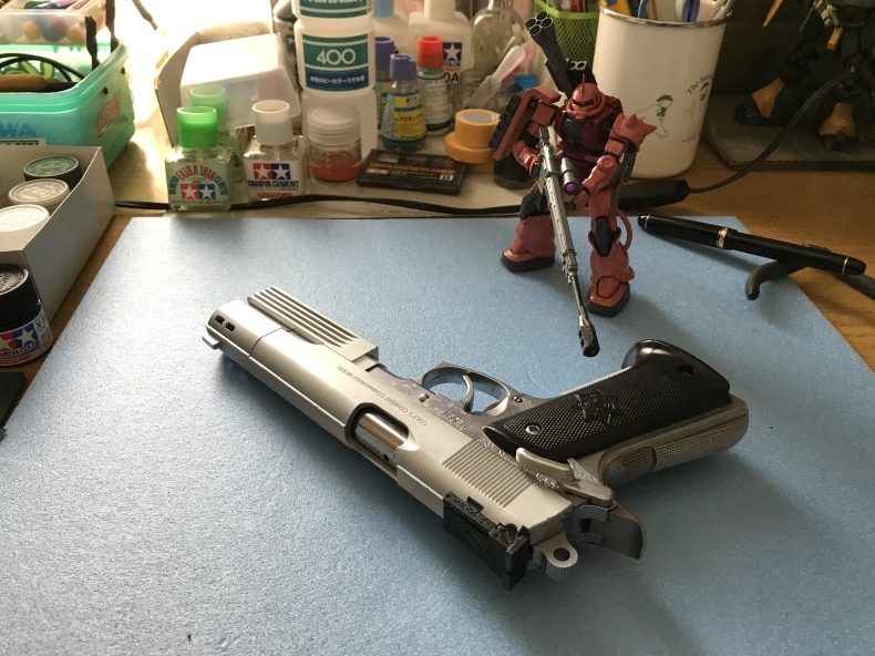 WA スーパースタビライザー　ガスガン　シルバー　動作確認済み ウエスタン アームズ スーパースタビライザー : ホビーのガレージ