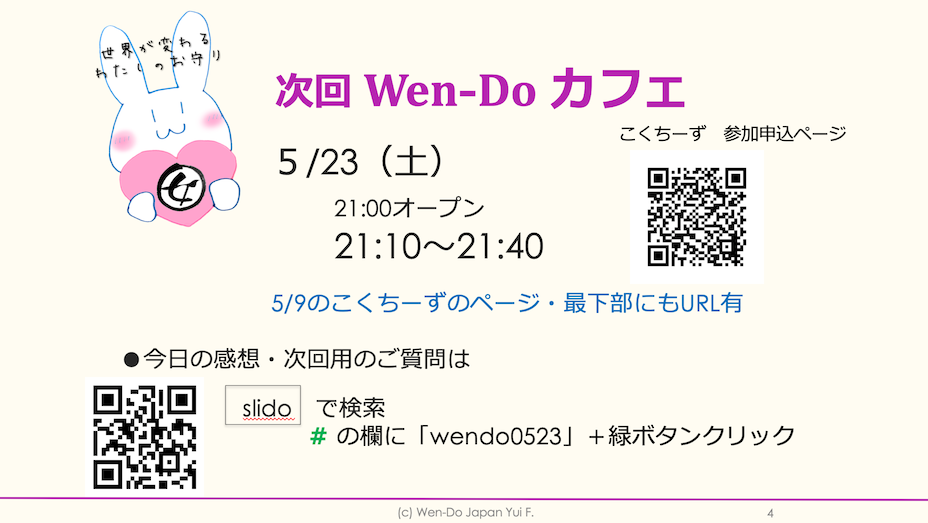 コンプレックスや劣等感で自信持てず。どうしたら?〜第2回Wen-Do カフェ・レビュー〜_e0024978_18062078.png