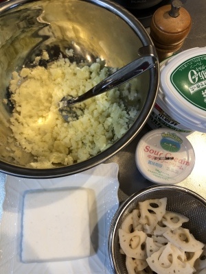 白いポテトサラダ 毎日のこと 白いポテトサラダ 毎日のこと