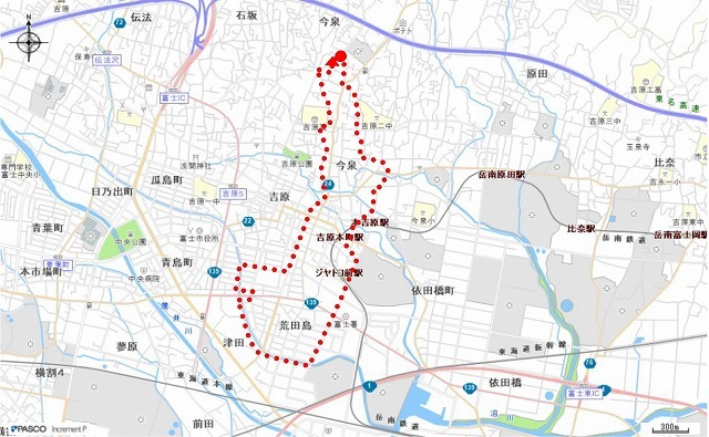 旧国1の津田橋架け替え工事が進む小潤井川 津田・荒田島を行く朝の散歩_f0141310_08241091.jpg