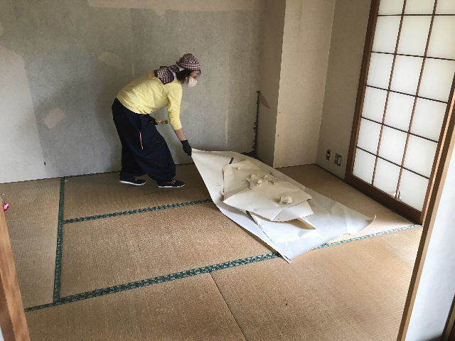 剥離終了・雷後の笑顔と山盛りの仕事_f0031037_19104031.jpg