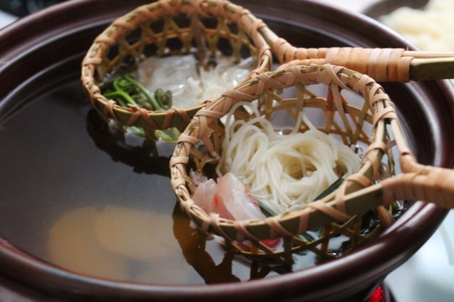 2日目は「鯛しゃぶ」と温麺(うーめん)_d0377645_00242885.jpg