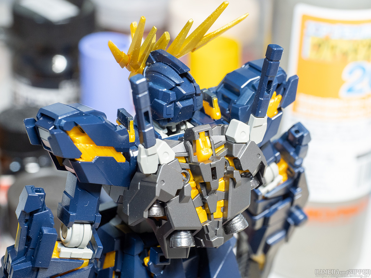 HGUC フルアーマーユニコーンガンダム 白バンシィ 塗装 完成品 バンダイ 白き獅子(フルアーマーユニコーンガンダム2号機バンシィ・ペル