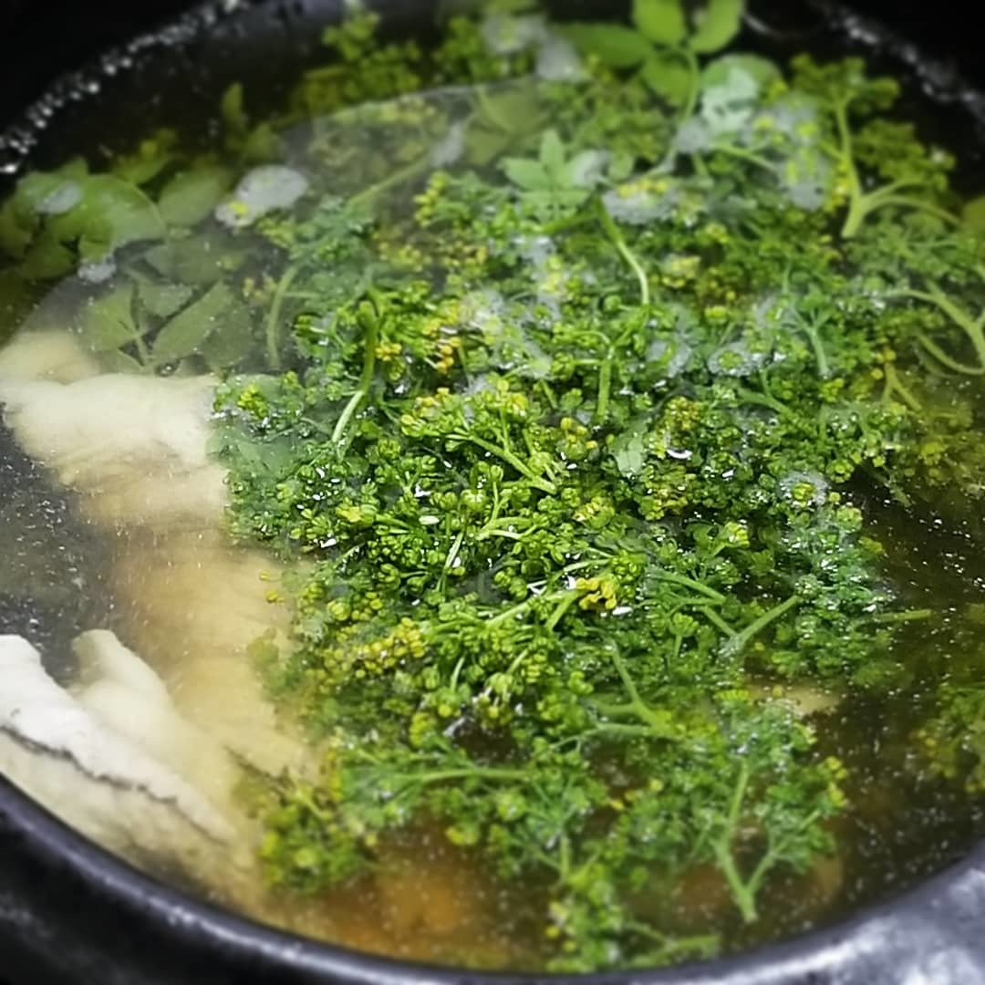 花山椒のしゃぶしゃぶ 貴重な旬の味覚をいただく ぴきょログ 軽井沢でぐーたら生活