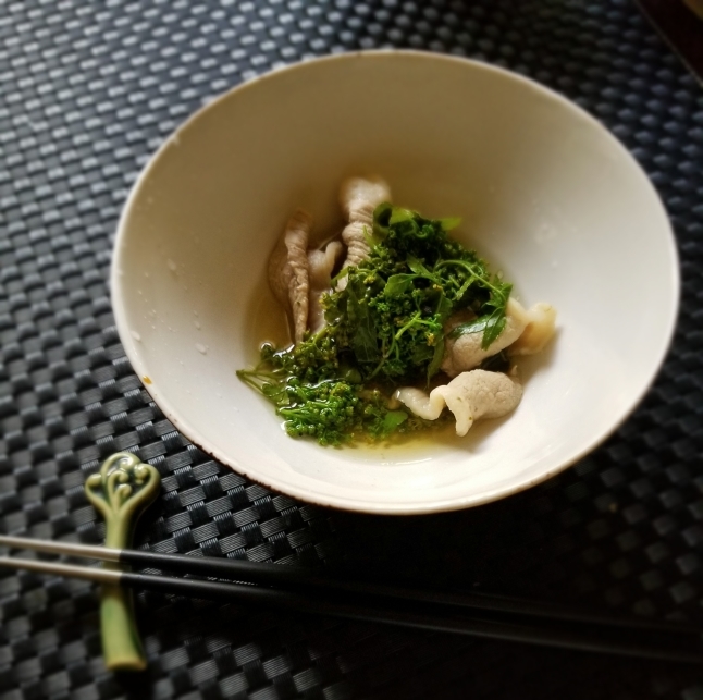 花山椒のしゃぶしゃぶ 貴重な旬の味覚をいただく ぴきょログ 軽井沢でぐーたら生活