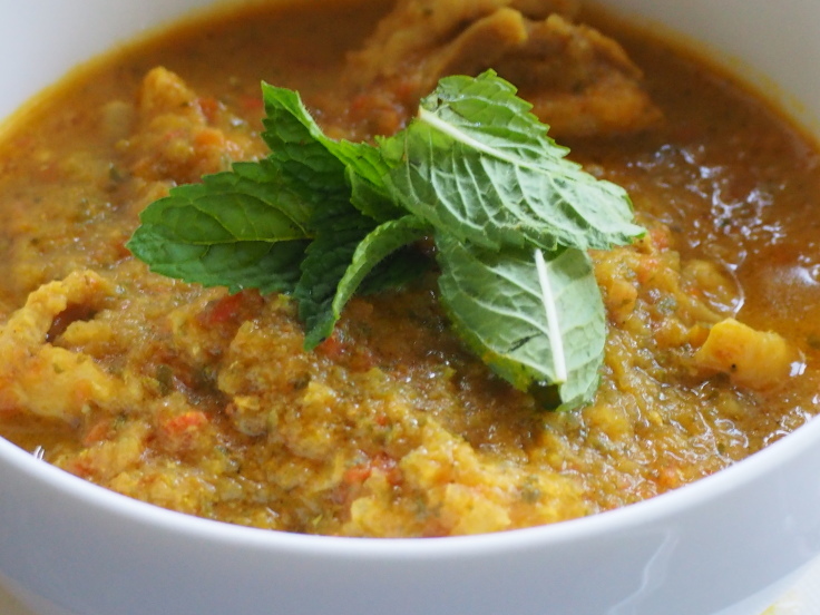 さわやかうまうま ミントチキンカレー作りました やまぼうし