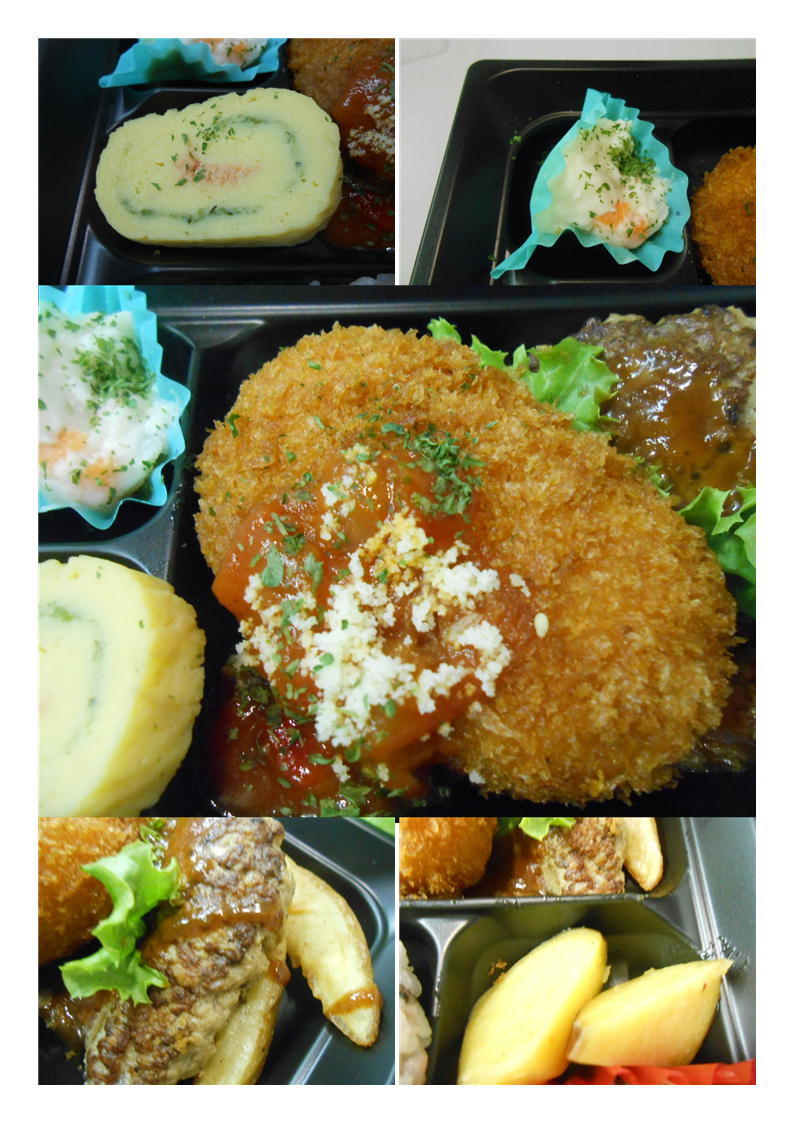 この所越谷の仕事が続く。イーション新越谷ヴァリエ店の健康的な弁当「紅ズワイ蟹のクリームコロッケ&ハンバーグ」。_f0388041_07405367.jpg