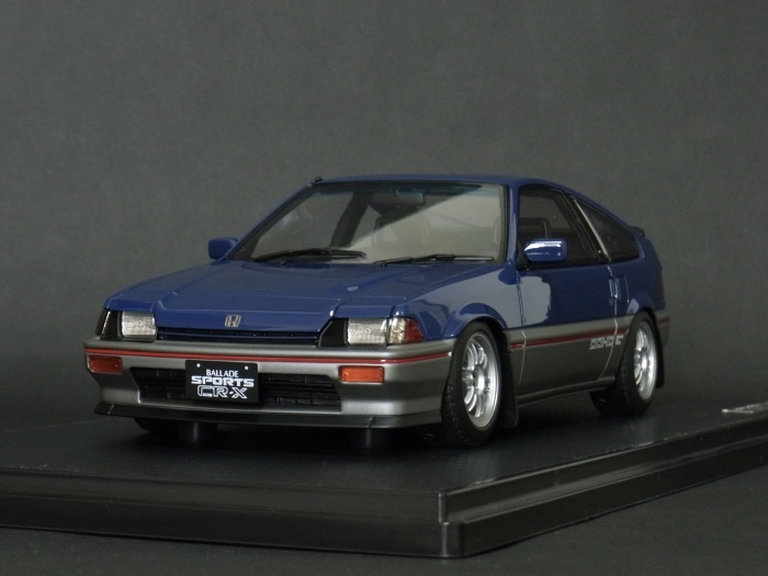 「1/18 Honda BALLADE SPORTS CR-X Si (E-AS) Blue/Silver」ignition model _a0207805_19175154.jpeg