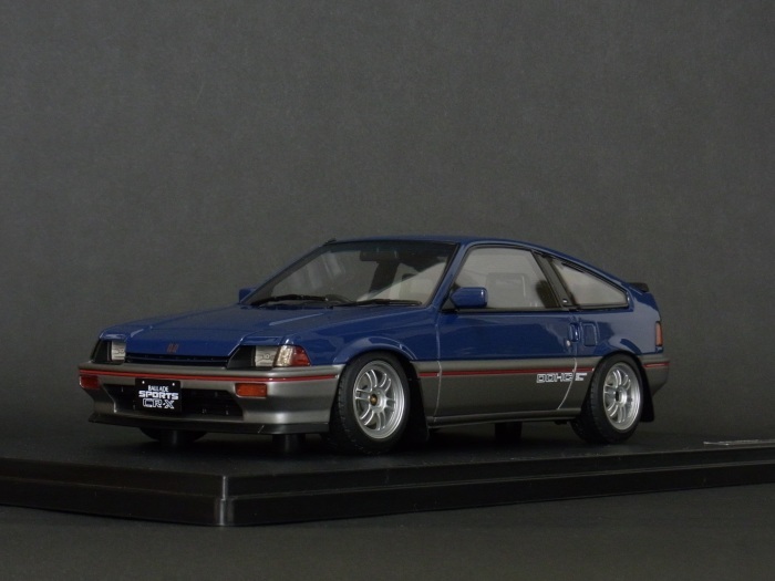 「1/18 Honda BALLADE SPORTS CR-X Si (E-AS) Blue/Silver」ignition model _a0207805_19175693.jpeg