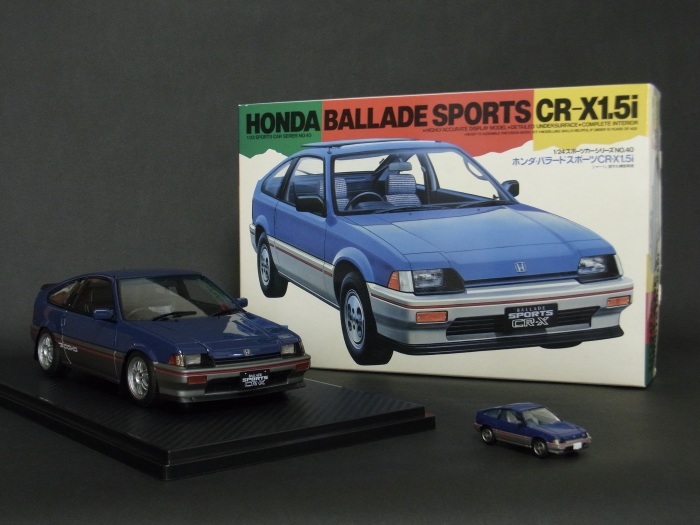 「1/18 Honda BALLADE SPORTS CR-X Si (E-AS) Blue/Silver」ignition model _a0207805_19180305.jpeg