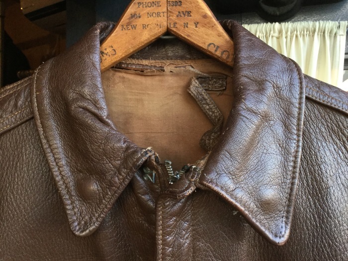40's USAAF A-2 flight jacket : BUTTON UP clothing