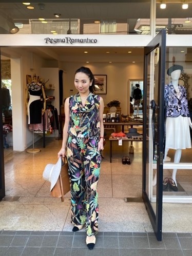 REGINA ROMANTICO ペガサス柄 ストレッチ オールインワン 夏 REGINA Summer Style ♡All-in-one!!! : REGINA ROMANTICO