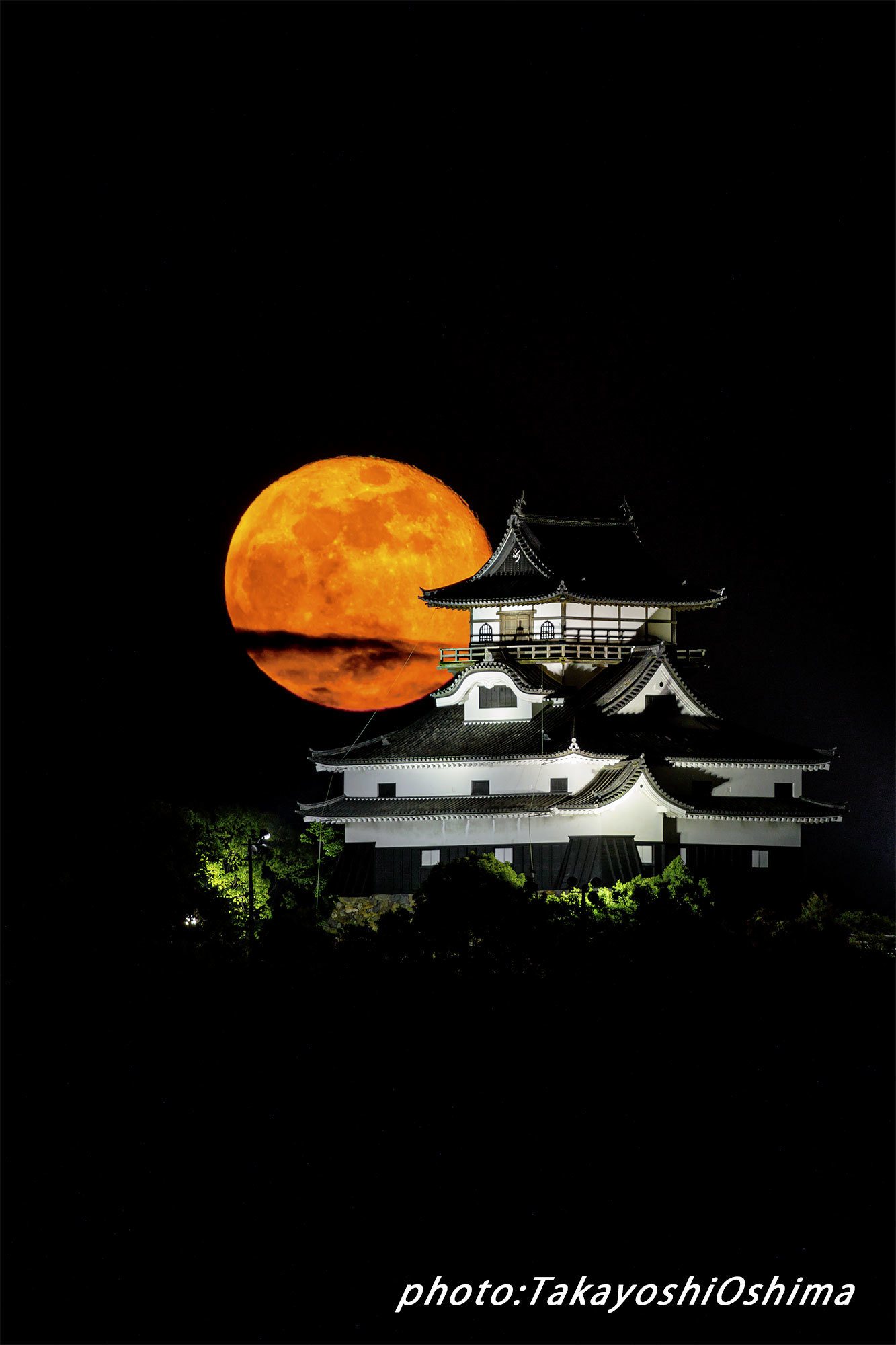 犬山城と月_f0361287_16273087.jpg