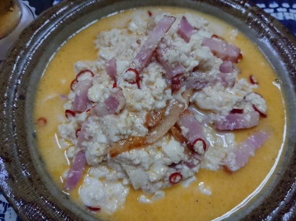 5/16夕飯 キリングリーンズフリー、豆腐ペペロンチーノ@自宅_b0042308_22454793.jpg