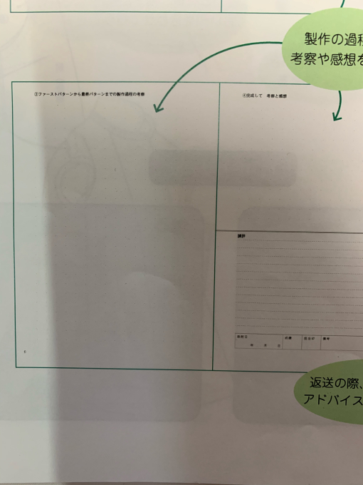 文化服装学院通信講座 パターンコース受講レポ。 : 手描き 文化服装学院通信講座 パターンコース受講レポ。 : 手描き
