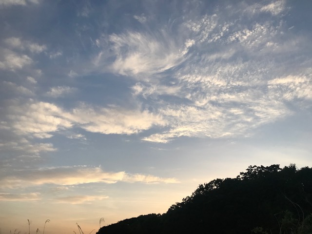 きれいな夕陽を見ながら♪_f0242002_17194863.jpg