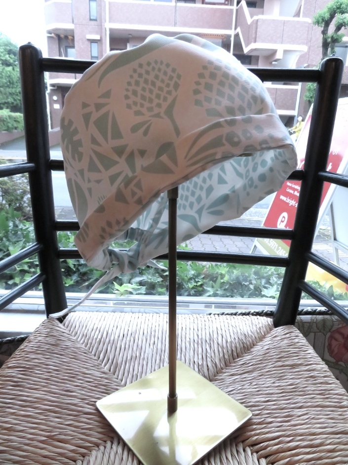 医療用の帽子 オーダー製作 サンゲツ『SCANDINAVIAN PATTERN COLLECTION/SC3289』_c0157866_19103615.jpg