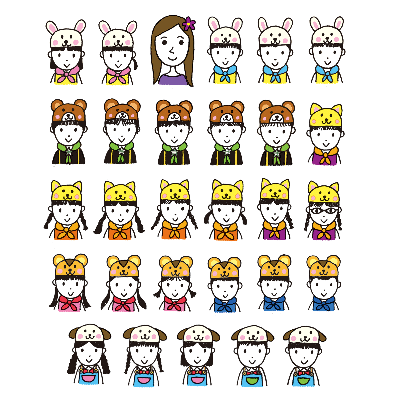 幼稚園の似顔絵_f0217978_20452609.gif