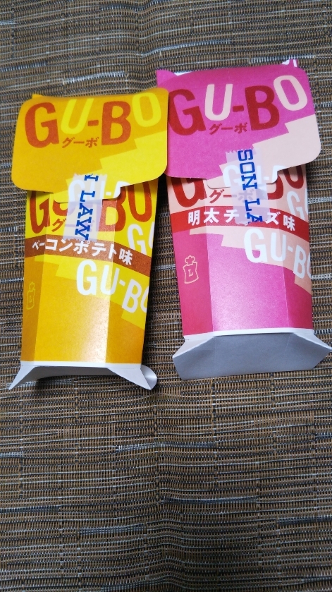 ローソン グーボ ベーコンポテト味&明太チーズ味_f0076001_22415875.jpg