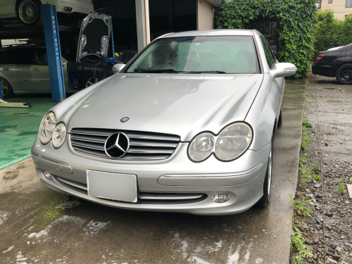 W209 CLK200 ドアロック修理 : THREE POINT ガレージニュース