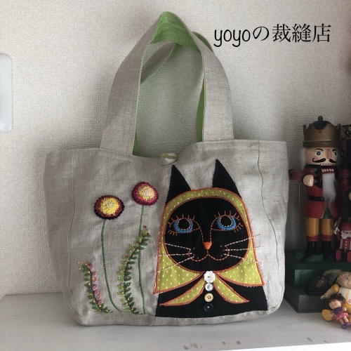 猫マトリョーシカbag_c0178664_10071562.jpeg