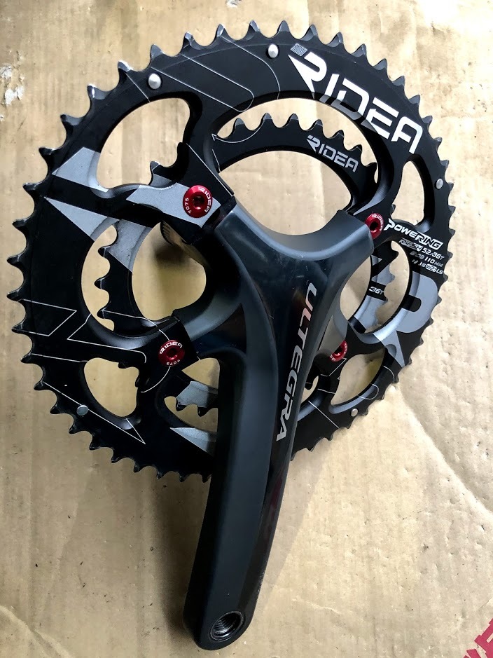 RIDEAの楕円チェーンリングの取り付け その2 : AQURAのバイク日記 RIDEAの楕円チェーンリングの取り付け その2 : AQURAのバイク日記
