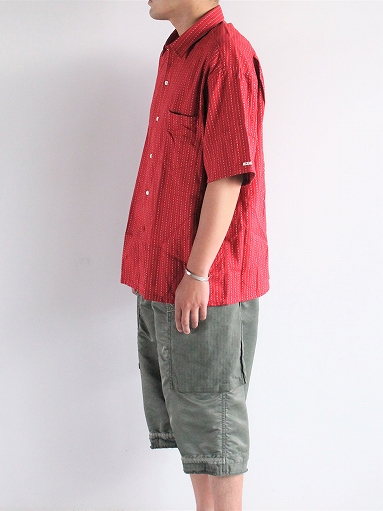 Porter Classic HAPPY RED SHORT SLEEVE SHIRT : 『Bumpkins putting