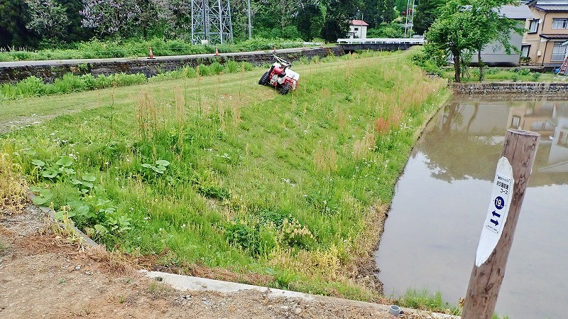少し時間が空いて・・・河川堤防も草刈り作業!_c0336902_19235017.jpg