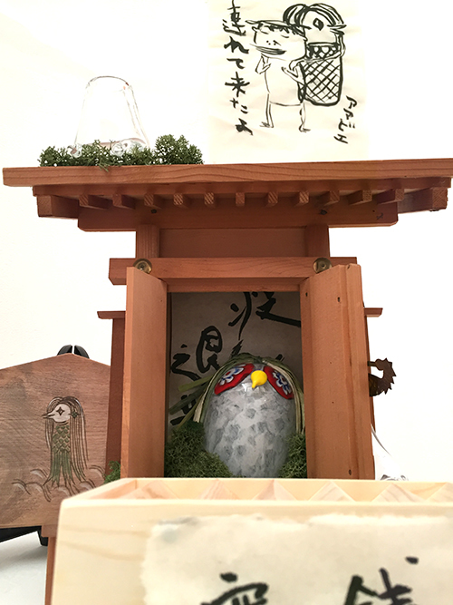 Zの展示は5/24(日)まで!【妖怪茶房Web展『アマビエ祈願』】リアルアマビエ祈願神社にお参りしてね_a0017350_05512195.jpg