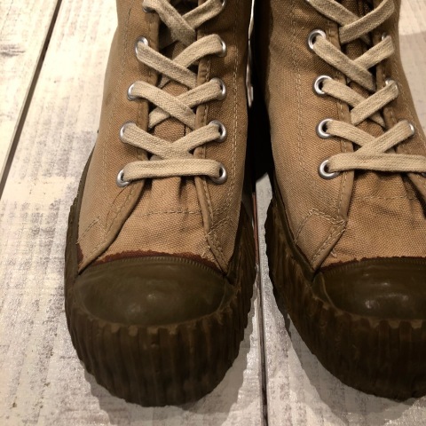 1940s \" CONVERSE × U.S ARMY \" - CANVAS ＆ RUBBER - HUNTING STYLE Vintage JUNGLE SHOES HI ._d0172088_22075715.jpg