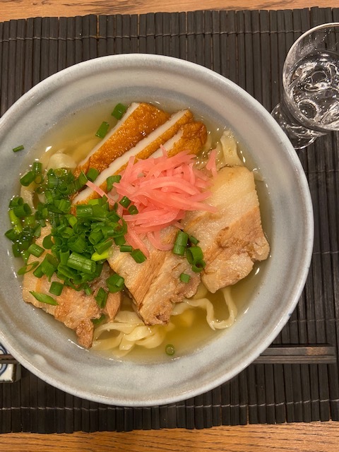 手打ち麺とラフテー。スープが美味しい！沖縄そばのレシピ。_e0269389_11022202.jpg