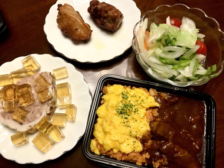 オムライスwithビーフシチュー ♪_c0212604_20293281.jpg