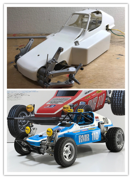 タミヤ バギーチャンプ カスタム 全ての改造が終了 Black Fantom