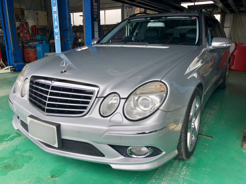 W211 E350燃料ポンプ、タンブルフラップ交換他_a0083829_11542571.jpg