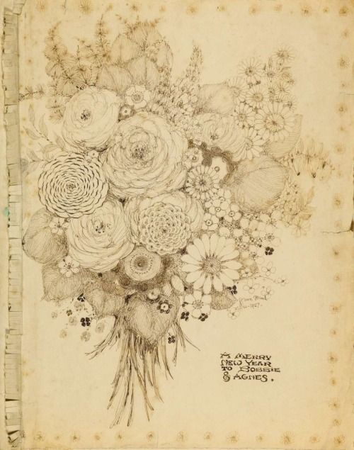 Annie French画のブーケ_c0084183_11330146.jpg