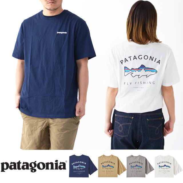 Patagonia [パタゴニア] Men's Framed Fitz Roy Trout Organic T