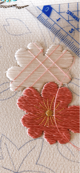 刺繍の絵/衝立 旅館 和風インテリア 家具 古民家 和風刺繍 衝立